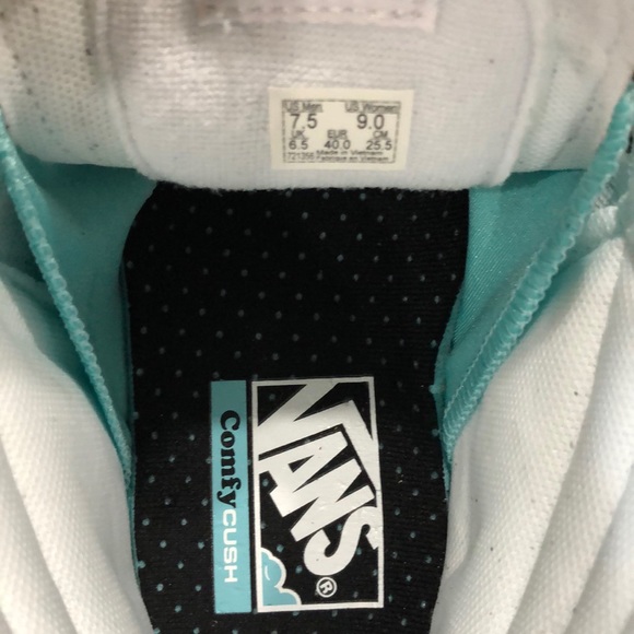 Vans Comfycush Sk8-Hi Tape Mix Black Frost Gray - Picture 5 of 6